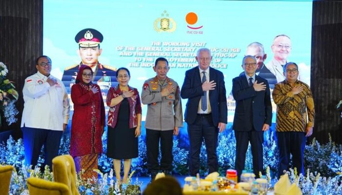 Kapolri Terima Kunjungan Sekjen ITUC dan ITUC-AP, Komitmen Perkuat Perlindungan Buruh: Integrasi Internasional dalam Perlindungan Buruh