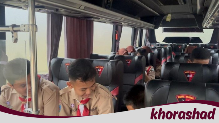 Gratis! Bus Brimob Polda Metro Jadi Solusi Transportasi Siswa Tangsel yang Berprestasi