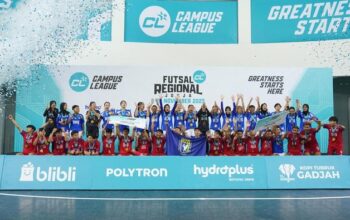 Gelar Ketujuh, UNY Tetap Berjaya di Futsal Campus League!