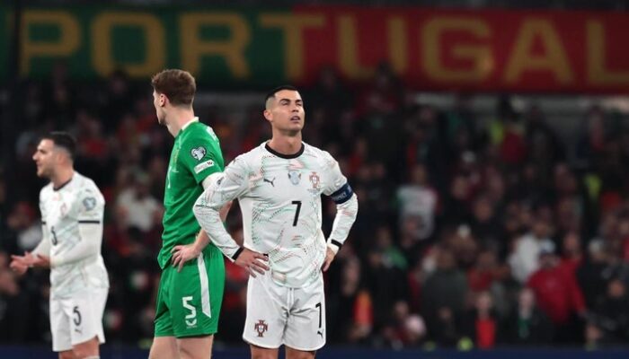 Irlandia Vs Portugal: Ronaldo Kartu Merah, Selecao das Quinas Keok 0-2 – Update 1