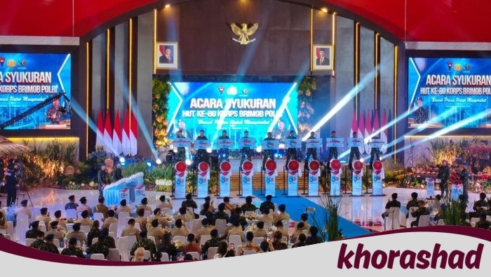 **Kapolri Hadiri Syukuran HUT Ke-80 Korps Brimob Polri, Sigit Prabowo Pimpin Acara Bersejarah**