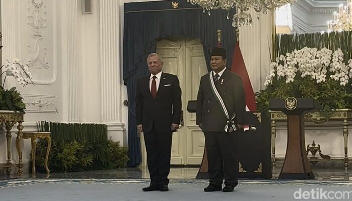 Raja Yordania Anugerahkan Kehormatan Tertinggi kepada Prabowo dalam Pertemuan Istana
