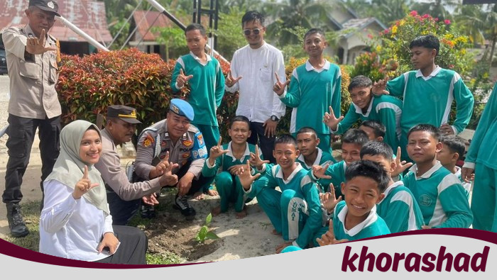 21.000 Pohon, Dari Polres Dumai Menuju Sekolah yang Lebih Hijau