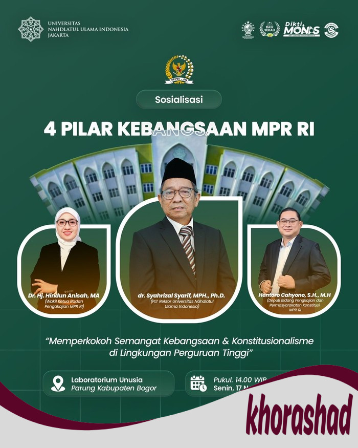 MPR Tekankan, Mahasiswa UNUSIA Harus Kuasai 4 Pilar untuk Masa Depan yang lebih baik!