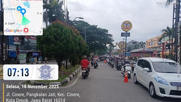 Ada Proyek Gorong-gorong di Jalan Depan Mal Cinere, Polisi Terapkan Contraflow - Update 2
