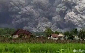 Darurat! 3 Desa di Lumajang Kebalakan Erupsi Semeru, 300 Warga Dalam Ancaman