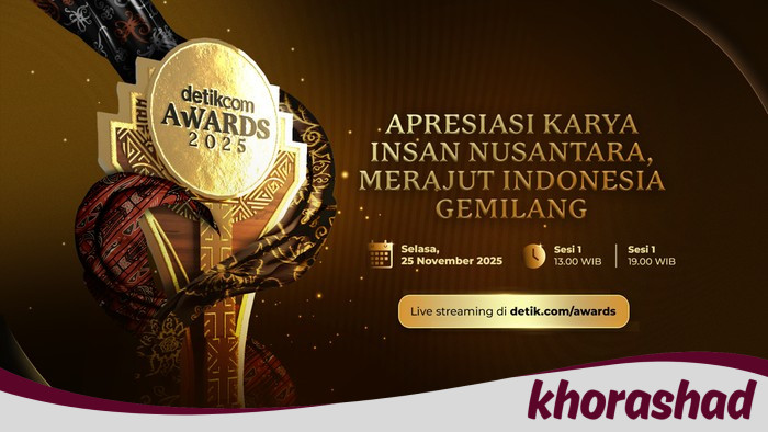 Digelar 25 November, Jangan Lewatkan detikcom Awards 2025! - Update 1
