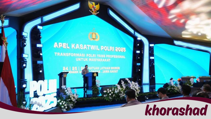 Kapolri Buka Apel Kasatwil Polri 2025, Sosialisasi Visi Dukung Kebijakan Pemerintah