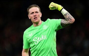 Performa Jordan Pickford Menyelamatkan Everton dari Gempuran Manchester United