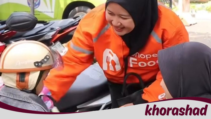 Viral Lady Ojol 'Narik' Bawa Anak, Polwan Polres Depok Beri Apresiasi - Update 1