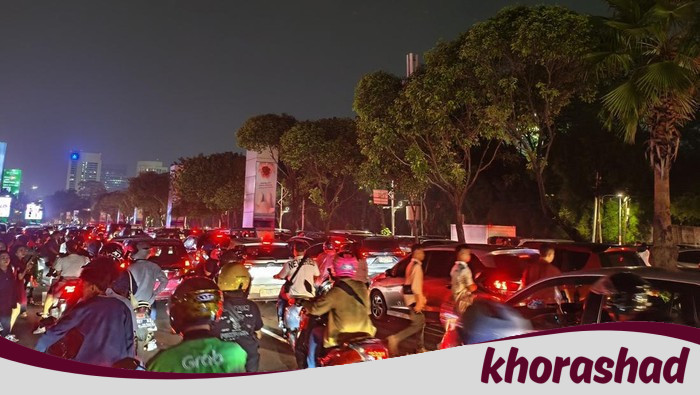 Perayaan Natal Tiberias di GBK, Lalin Senayan Terkunci dalam Macet