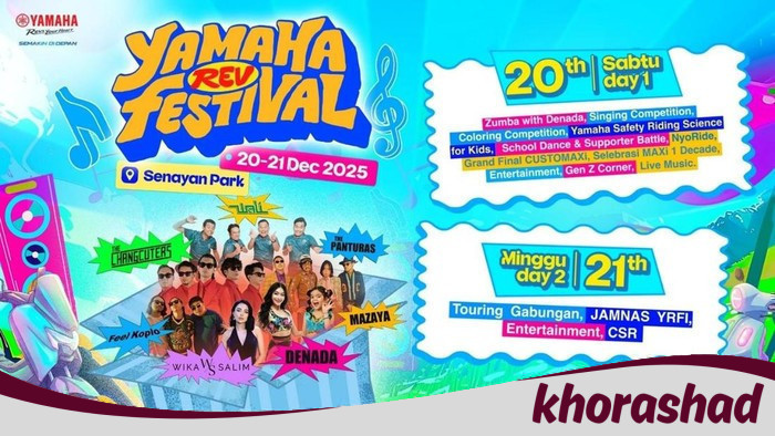 Yamaha Rev Festival 2025 Berbagi Kebahagiaan, Donasikan Tiket untuk Korban Bencana dengan NGO