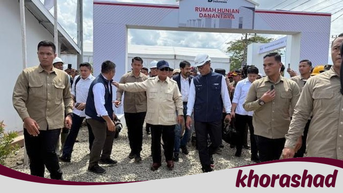 Prabowo Soroti Hunian Mewah di Aceh Tamiang, Didampingi Rosan-Mualem.